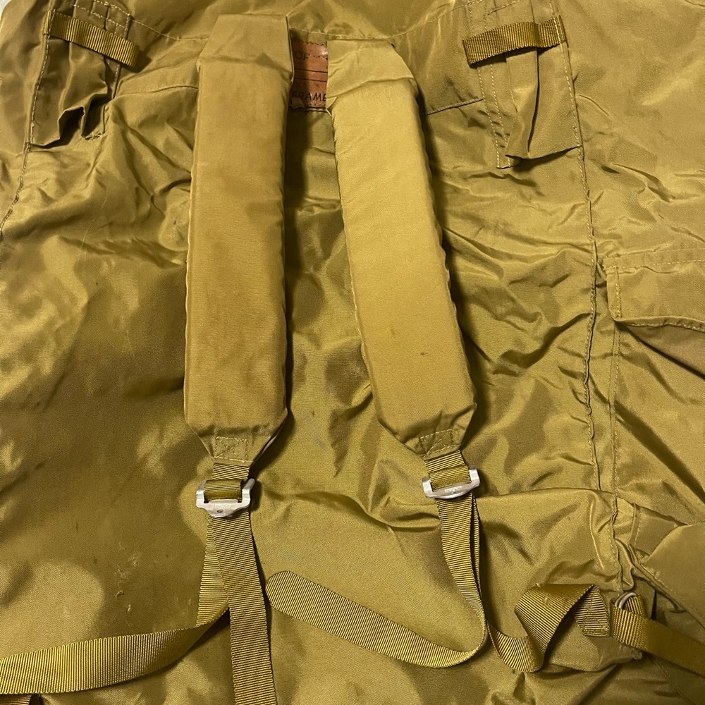 World Famous No. 707 Frame Back Pack Japan Nylon 3 Pockets - Picture 7 of 9